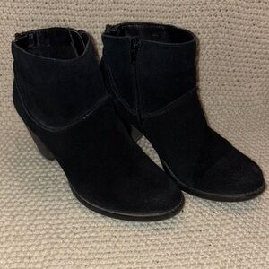 Steve Madden Black Ankle Booties